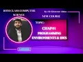 Programming Environment Topic 1 1 in Urdu New Course New Book Chapter 1 2023