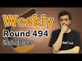 LeetCode Weekly 494 Solutions by Former LeetCode Contest Coordinator