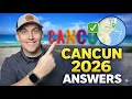 10 Cancun Questions Tourists Always Ask Before You Go 2026