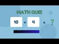Math Quiz - Addition Subtraction