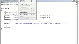 C Tutorial 28 Function of String in C Programming