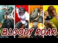 Lagu Bloody Roar 1 + 2 + 3 + 4 + Primal Fury - All Bosses + Endings [YUGO]