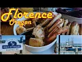 Florence Oregon Old town Florence on the Siuslaw River on The Oregon Coast June 2024