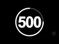 500 Second Countdown Timer with clock Ticking sound Finish alarm beep
