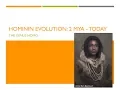 Hominin Evolution Part 2 The Genus Homo