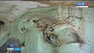 В одной из детских поликлиник Левобережья царит настоящая разруха