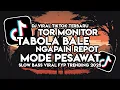 DJ TOR MONITOR X NGAPAIN REPOT X TABOLA BALE X MODE PESAWAT SLOW VIRAL TIKTOK TERBARU 2025
