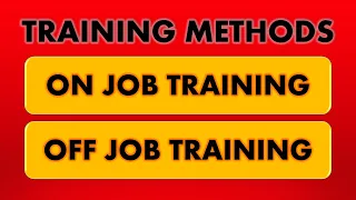 Download Training Methods in Human Resource Development | On Job Training vs Off Job Training MP3