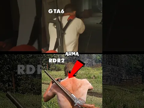 RDR2 é mais REALISTA em alguns detalhes que GTA 6... 🤯 #gta #rdr2 #shorts