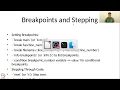 Week 10 Lecture 6 Code Debugging using GDB