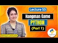 Hangman Game for beginners Introduction Python Project for beginners