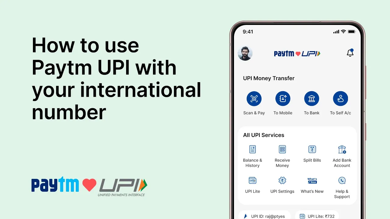 Paytm NRI UPI guide video