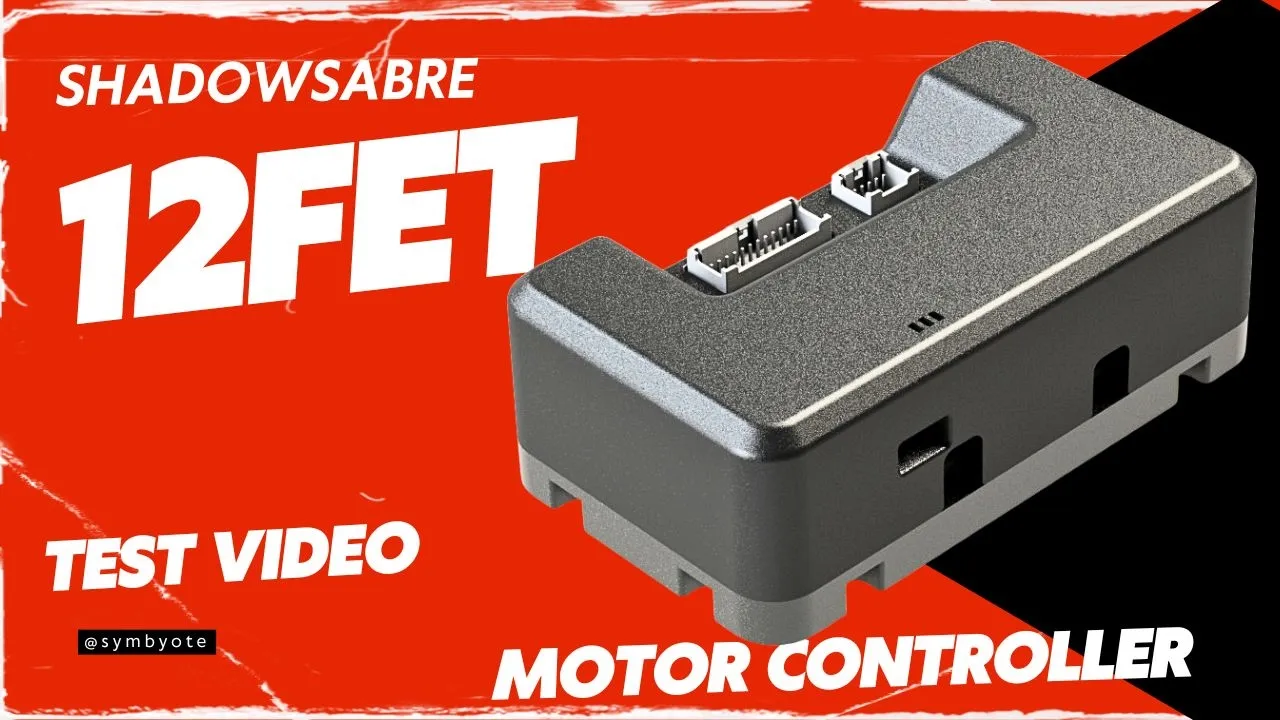 Shadow Sabre 12FET — 350A Phase Current Brake Test + ECO/SPORT/MANIAC Mode Demo