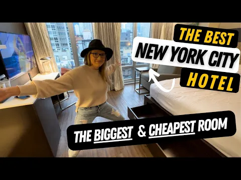 Download MP3 OUR FAVORITE NYC HOTEL YET! || TIMES SQUARE || CHEAP!?! || H&B TRAVELS ||