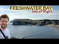 FRESHWATER BAY The Albion Hotel TOUR - Isle of Wight Travel Vlog
