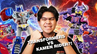 TRANSFORMERS VS KAMEN RIDER? YANG MANA YANG LEBIH BAGUS? | BATTLE OF TOYS EPISODE 1