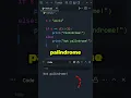Check Palindromes with Python in 3 Lines