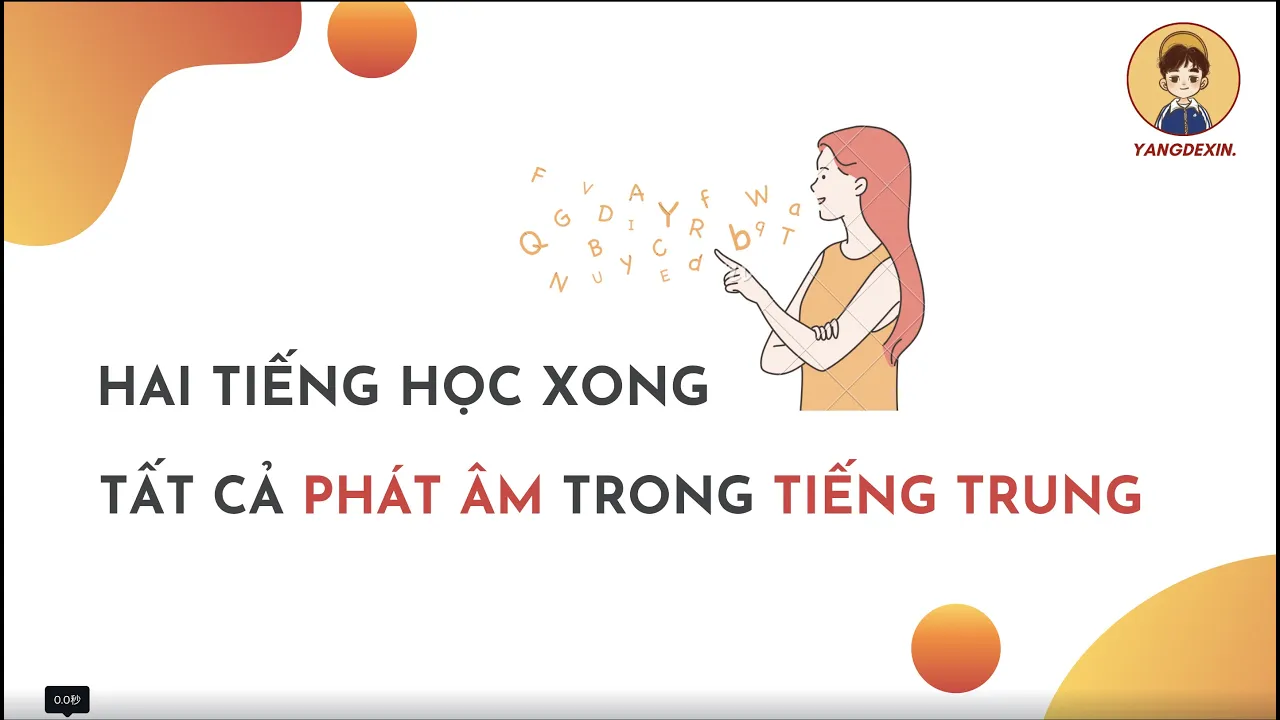 Outline Video Muốn Giỏi Tiếng Trung Phải Học Chắc Phát Âm ~ Video Đầu Tiên Cần Xem // Yangdexin.