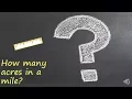 How many acres in a mile