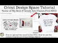 Free Snowman Quote SVG Cricut Design Space Tutorial - How to Contour