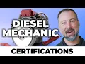 Diesel Mechanics Certifications To Help Your Career
