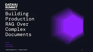 Building Production RAG Over Complex Documents