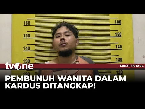 Tampang Pelaku Pembunuhan Wanita dalam Kardus di Ditangkap