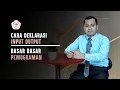 Cara Deklarasi Input Output - Dasar-dasar Pemrograman