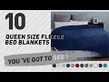 Queen Size Fleece Bed Blankets New Popular 2017