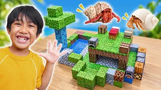 Bikin Rumah Kelomang Pakai Blok Minecraft - Dunia Kyo