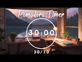 Download Lagu Pomodoro 30/10 | Cozy Study Room |  Study with Me with Lofi Music | Pomodoro Station