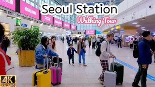seoul korea explore seoul station to go anywhere in korea 4k walk