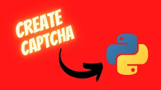 Create Captchas using Python Beginner tutorial for captcha creation from scratch