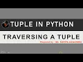 Tuple Traversing Traversing a Tuple in Python Class 11 and 12 COMPUTER SCIENCE