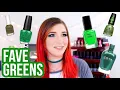 My Top Favorite GREEN Nail Polishes KELLI MARISSA