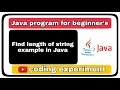 find length of string example in java Hindi