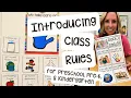 Introducing Class Rules with Preschool Pre-K and Kindergarten