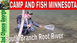 Epic Camping and Fishing Adventure on Root Rivers South Branch MN Driftless area