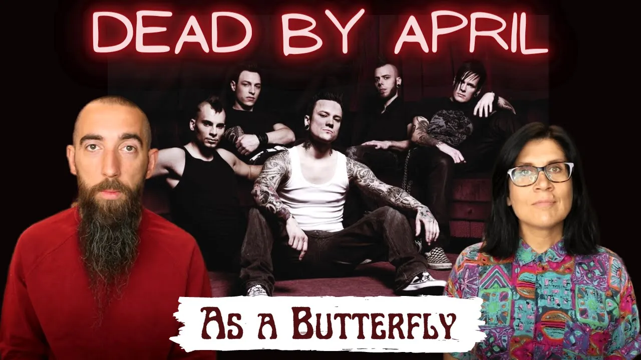 Dead by April - As a Butterfly (REACTION) with my wife