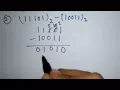 Binary Subtraction How To Subtract Binary Numbers Binary Subtraction Tutorial