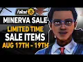 Fallout 76 Minerva Sale Location August 17th - 19th
