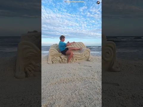 She Accidentally Destroyed a Girl’s Sand Sofa… Then Did Something Amazing! #shortsvideo