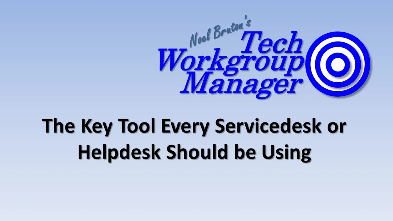 The Key Tool Every Servicedesk or Helpdesk Should Be Using