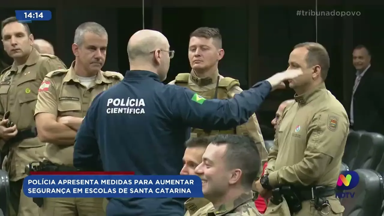 Polícia apresenta medidas para aumentar segurança em escolas de Santa Catarina