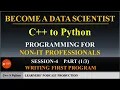 Session-4 Part Level-1 e-Training C to Python Become a Data Scientist learnerspodcastisb