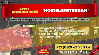 Late-Night Happy Hour Deals at Irish Pub Slainte for Hostel Guests