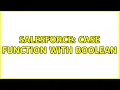 Salesforce CASE function with Boolean