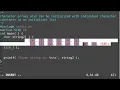 Histogram rolling die and string as array in C programming