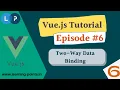 Two Way Data Binding Vue Js Data Binding Types of Data Binding Complete Vue Js Course