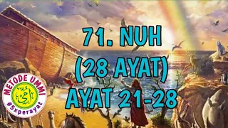 Download Nuh Metode Ummi Ayat 21-28, 5x ulang per ayat | Juz 29 MP3